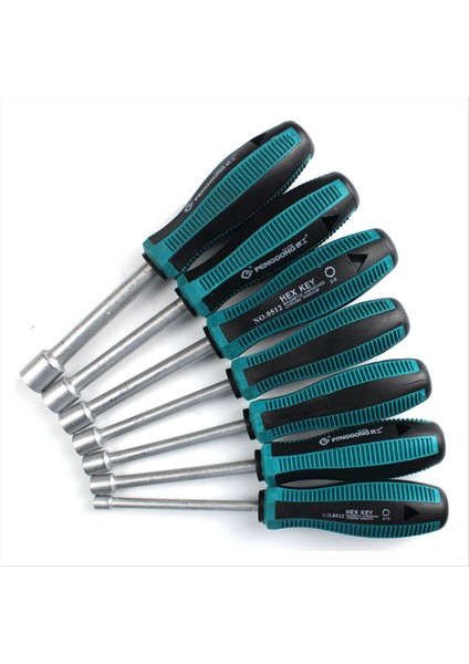 Penggong 7pc Socket Tornavida Çelik Soket Sürücü Anahtarı Tornavida Altıgen Somun Anahtarı Altıgen Vidalı Tercih (Yurt Dışından)