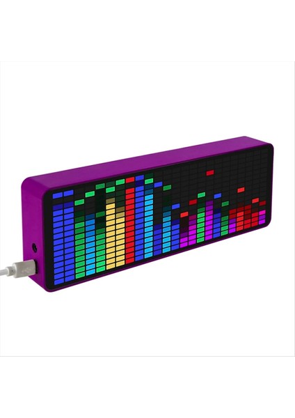 LED Müzik Spektrumu Ekran Rgb Açık Renkli Spektrum Pikap Atmosfer Lambası Ses Kontrol Seviyesi Göstergesi (Yurt Dışından) fırsatları