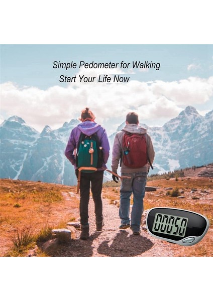 Yürüyüş Için Pedometre Büyük Ekranlı Doğru Pedometre ve Erkekler Için Kemer Klipsleri Kadınlar ve Yaşlılar (Yurt Dışından) fırsatları