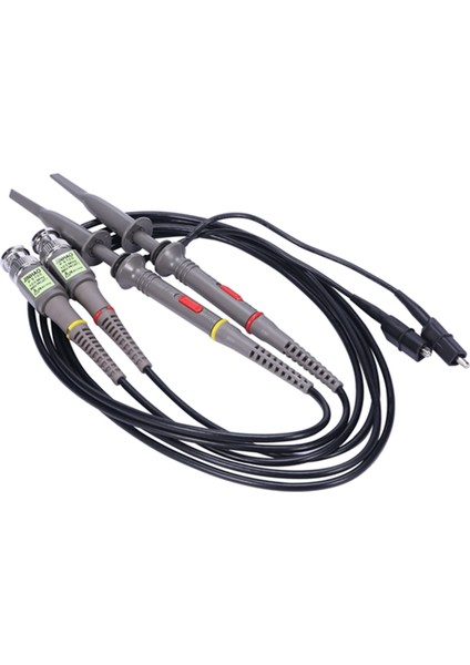 2 Paket P6100 100 Mhz Osiloskop Probu 10 1 ve 1 1 Rigol Atten Owon Siglent Için Değiştirilebilir (Yurt Dışından) modelleri