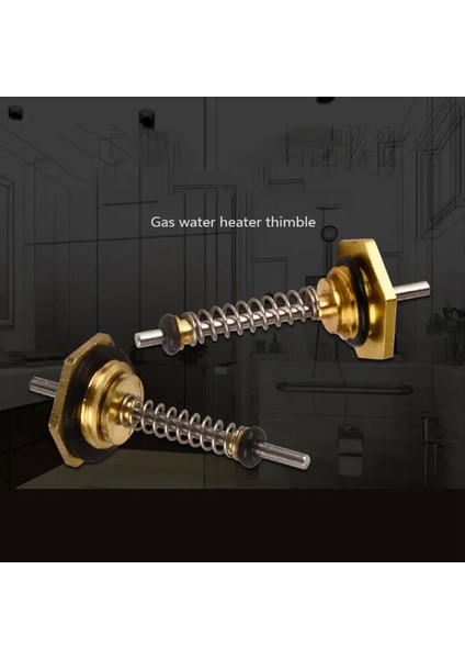 10 Pcs Gaz Kazan Su Bağlantı Vanası Yüksük 10MM Uzunluk (Yurt Dışından)