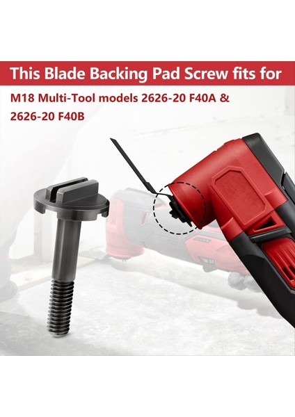 06-75-0025 Blade Destek Ped Vidası Milwaukee 2626-20 M18 Multi-Tool Pad Vida Genel Olarak Değiştirme (Yurt Dışından) indirimleri