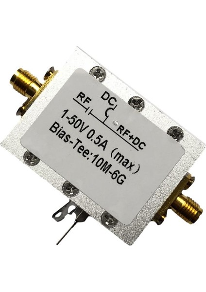 Rf Bloker Önyargı Koaksiyel Yem Önyargısı Tee 10MHZ-6GHZ Geniş Bant Radyo Frekansı Mikrodalga Koaksiyel Önyargı Anten Analizörü (Yurt Dışından)