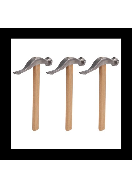 3x Cobbler Ayakkabı Onarımı Çekiç Ahşap Saplama Deri Iş Künelleme Onarımı Yeniden Artırma Ayakkabı Aracı (Yurt Dışından)