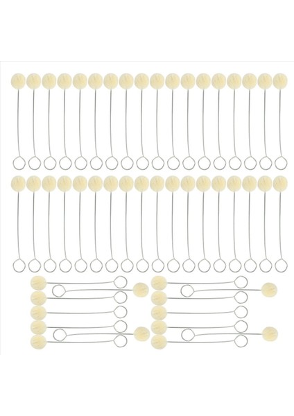 200 Adet Yün Daubers Ball Fırça Deri Boya Daber Boyıng Avıcter Dıy El Sanatları Için Metal Saplı (Yurt Dışından) fiyatları