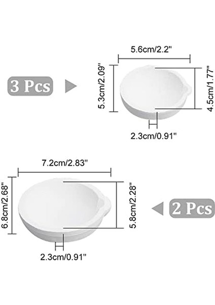 5 2 Stil Seti Seramik Kaseler Kuvars Eritme Plakası Potu Eritme Için Dökme Metal Altın ve Gümüş 100G 250G (Yurt Dışından) modelleri