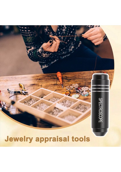 Cep Gemolojik Spektroskop Kırınımı 18MM Çapında Orta Boy Kuyumcu Mücevher Taş Aracı (Yurt Dışından) fırsatları