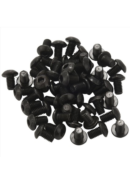 M5X8MM Düğme Başını Alçakgönüllü Soket Kapak Vidası Cıvatası Siyah 300 Pcs (Yurt Dışından) fiyatları