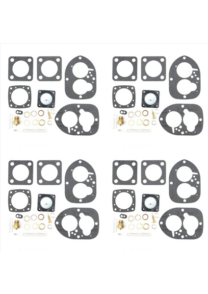 4x Motosiklet Karbüratör Volvo Penta Solex Için Yeniden Oluşturma Kiti 44PA1 856471 856472 (Yurt Dışından)