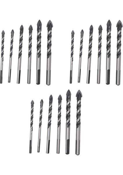 Fayans Beton Tuğla Cam Plastik ve Ahşap Tungsten Karbür Tuğla Duvarı Için 15 Adet Çok Malzemeli Matkap Ucu (Yurt Dışından)