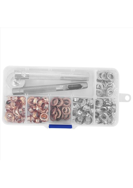 100 Set 1/4 Inç Grommet Kit Gromets Gözetleri 3 Adet ile Takım Kiti Takma Kiti 2 Renk (Yurt Dışından) fırsatları
