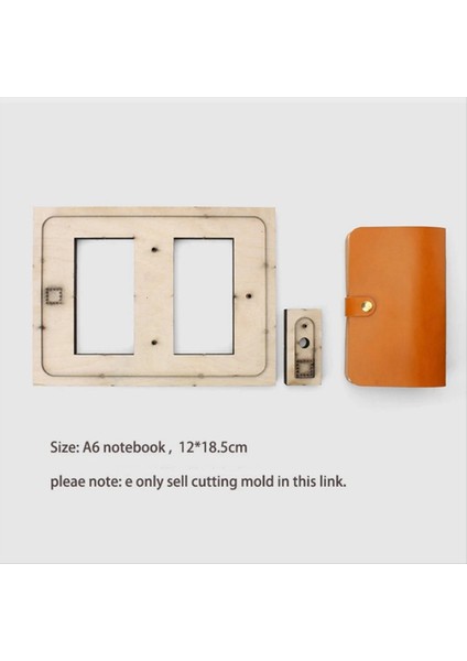 A6 Defter Deri Kesim Kalıp Dökme Şablonu El Kitabı Yapma Kesme Dıy Dıy Gevşek Yaprak Kitap Deri Araçlar (Yurt Dışından) fırsatları