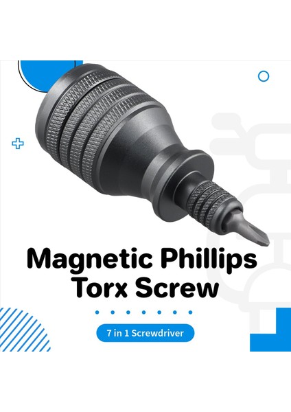 7 Mini Tornavida Titanyum Tornavida 1/4 Inç Manyetik Phillips Torx Vidalı Tip Bit Kiti Ev Onarım Araçları (Yurt Dışından) fırsatları