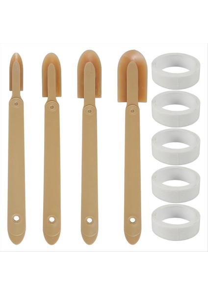 4pcs Kauçuk Kaldırma Aracı Kalafat Spatulas Kalafat Sonlandırma Aracı Fayanslar Için Kalafat Çıkma Aracı Lavabo Süpürgeleri B (Yurt Dışından)