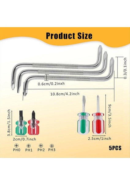 7 Pcs Ofset Tornavida Seti Dik Açılı Tornavida Yuvalı Tornavida Z Tipi Tornavida (Yurt Dışından) fırsatları