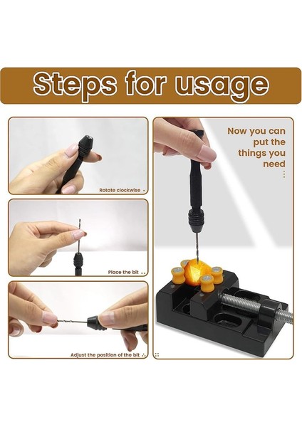 El Matkap Bitleri Set Mini Twist Matkap Bitleri Reçine Plastik Ahşap Anahtarlık Için Pin Araçları Set Araçları (Yurt Dışından) modelleri