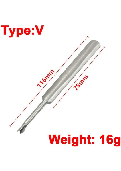 5pcs U V Şekilli Dikiş Yivi Kayma Kenar Mızrak Deri Zanaat Deri Diy Araç Kiti (Yurt Dışından) indirimleri