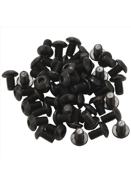 M5X8MM Düğme Başını Alçakgönüllü Soket Kapak Vidalı Cıvata Siyah 150 Pcs (Yurt Dışından) fiyatları