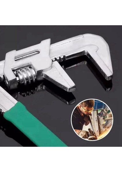 Çok Yönlü F-Tipi Ayarlanabilir Anahtar Çeliği Çok Fonksiyonlu Banyo Lavabo Anahtarı Ev Büyük Açık Uçlu Anahtar 280MM (Yurt Dışından) fırsatları