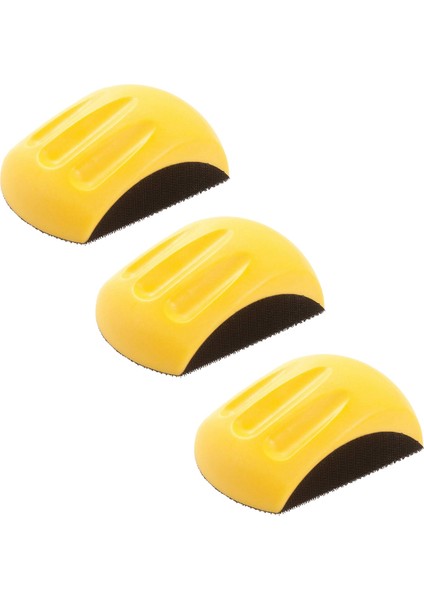 3x 6 Inç El Zımparalama Bloğu Kanca ve Döngü Zımpara El Pedi Parlatma Pedi Aşındırıcı Aletler (Yurt Dışından)