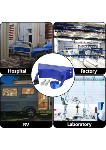 Propan Tank Rafı Propan Tank Montaj Silindir Braketi Dayanıklı Abs Silindiri Vidalar ve Güvenlik Zinciri Desteği (Yurt Dışından) fırsatları