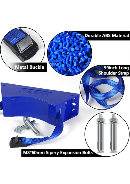 Propan Tank Rafı Propan Tank Montaj Silindir Braketi Dayanıklı Abs Silindiri Vidalar ve Güvenlik Zinciri Desteği (Yurt Dışından) indirimleri