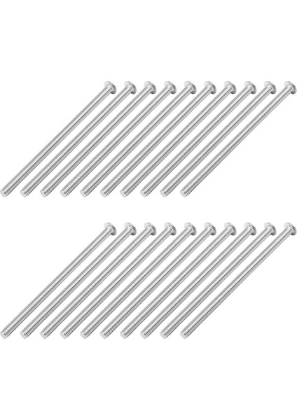 Paslanmaz Çelik Düğme Baş Vidası Altı Soket Cıvataları Tip M4 / 4mm Cıvata Boyutu M4 x 75MM Paket Miktarı 20 (Yurt Dışından)
