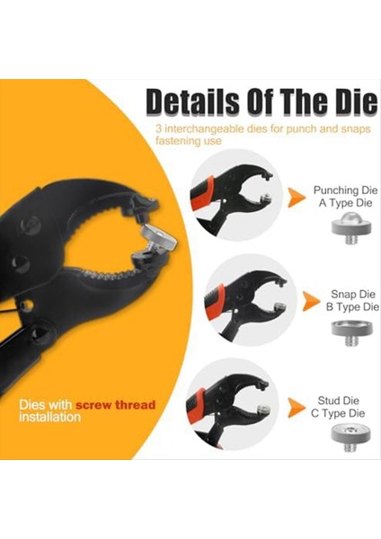 Ağır Hizmet Tipi Bağlantı Elemanı Pensier Alet Seti 60 Set Deri Metal Çıtçıt Seti Tekne Kapağı Enstantaneleri Dıy Kapakları Tuval Snap Kiti (Yurt Dışından) fırsatları