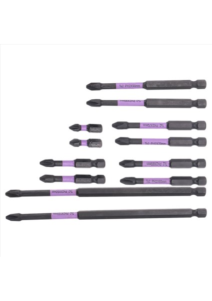 Manyetik Matkap Bitleri D1 Phıllıps Tebriver Bıtleri Ile Slıp-Slıp ve Şok Durum Bitleri Manyetik Tornavida Seti (2set) (Yurt Dışından)