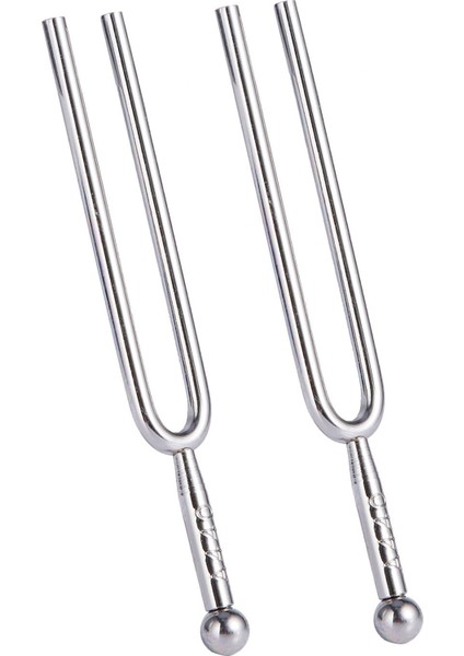 2x 440Hz Ton Paslanmaz Çelik Ayarlama Çatal Tuner Tunning Müzik Aleti Si (Yurt Dışından)