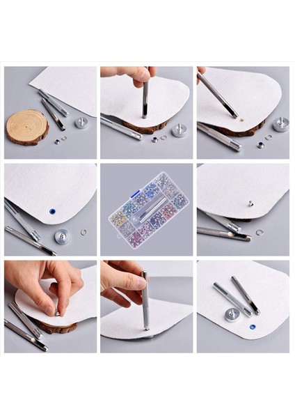 Grommets Kit 3/16INCH 800PCS Gözetler Kitler Gözetler Ayakkabı Giysileri Için Grommet Setleri El Sanatları Çanta Dıy Projesi (4 Renk) (Yurt Dışından) fırsatları