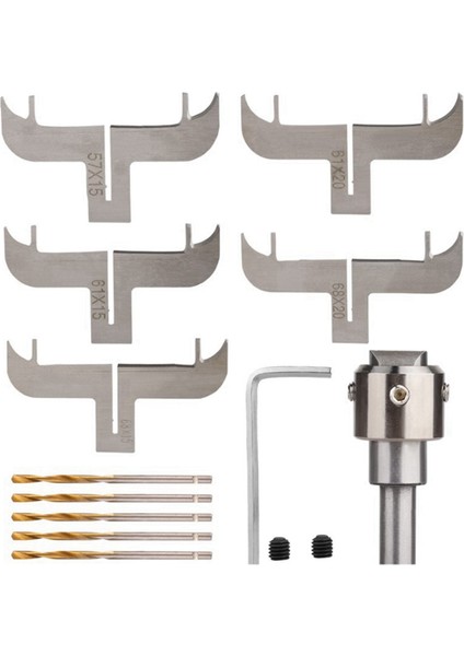 Freze Kesici Set Ahşap Işleme Bileklik Dairesel Bıçak Diy Ahşap Sondaj Aracı Cnc Takım Tezgahları Için Uygundur (Yurt Dışından)