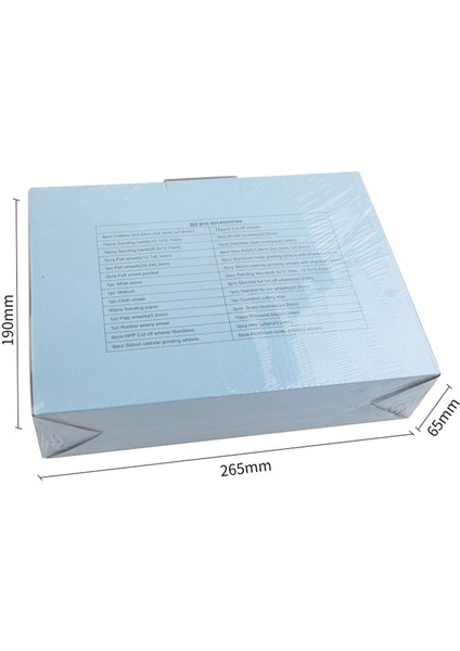 365PCS Kesme Aksesuarları Kiti Aracı Aksesuarları Kiti Evrensel Takım Kolay Kesme Taşlama Oyma Parlatma (Yurt Dışından) fırsatları
