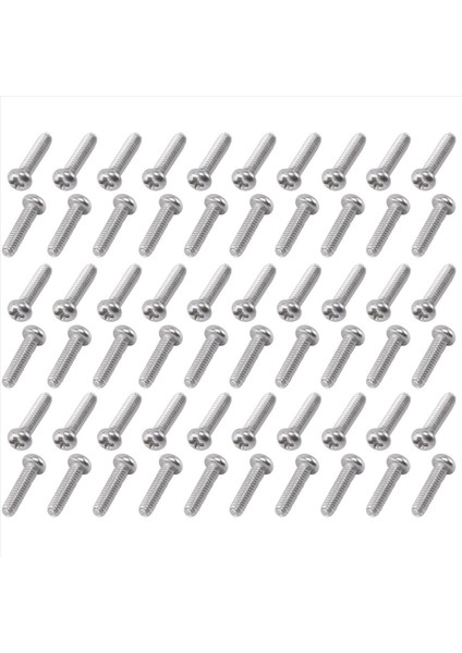 M2 x 8mm 304 Paslanmaz Çelik Phillips Pan Kafa Vidaları Cıvatası 180 Pcs (Yurt Dışından) fiyatları