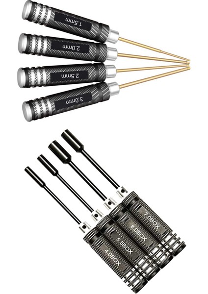 4 Pcs 1 5 / 2 0 / 2 5 / 3 0 mm Altıgen Tornavida Seti 4pcs Hex Somun Sürücüleri Vidalı Tercih Araçları Kit Seti (Yurt Dışından) fiyatları