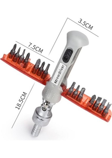 Çok Açılı Çift Yönlü Cırcır Tornavida Seti 15&#39 Te 1 Torx Manyetik Vidalı Tifa Bit Hassas Tornavida B (Yurt Dışından) modelleri