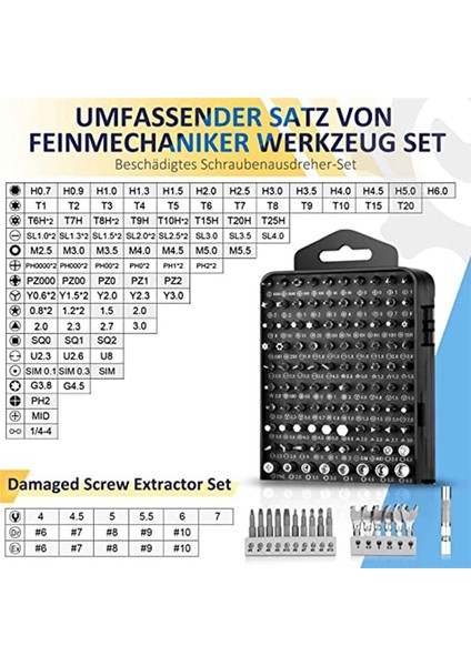 Hassas Tamirci Alet Seti 138&#39 De 1 Hassas Tamirci Tornavida Seti Manyetik Mini Tornavida Seti (Yurt Dışından) fırsatları
