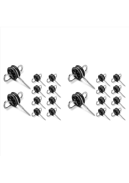 20PCS Elektrikli Çit Kapısı Sapı Çapa Elektrik Çit Izolatörleri Çit Telli Izolatörleri Elektrik Çit Ahşap Direk (Yurt Dışından)