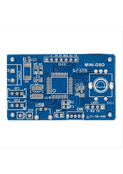 Mini Dos LCD Osiloskop Kiti STC8K8A Tek Çip Mikrobilgisayar Lehimleme Uygulaması Kabuksuz Gevşek Parçalar (Yurt Dışından) indirimleri