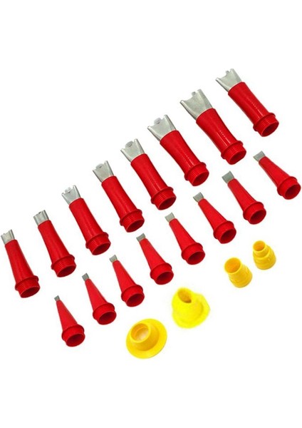 20 Parçalı Paslanmaz Çelik Tutkal Memesi Entegre Çıkarılabilir Taban Yapısı Tutkal Sızdırmazlık Maddesi Cam Tutkal Memesi (Yurt Dışından)