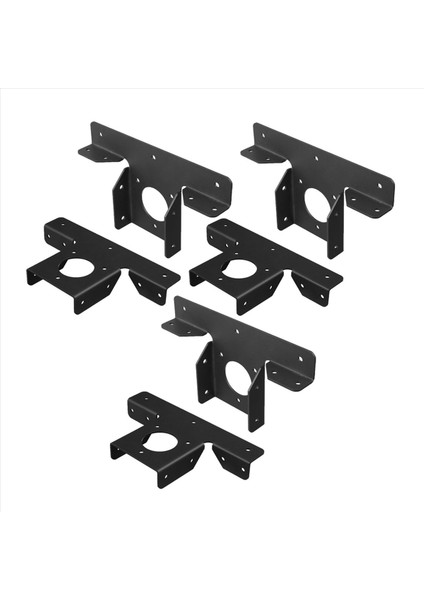 6 Paket Ağır Hizmet Tipi Pergola Köşe Parantez Uzantısı 4 x 4 Için 3 Yönlü T Parantez Sonrası Braket Pergola Çardak Kiti (Yurt Dışından)