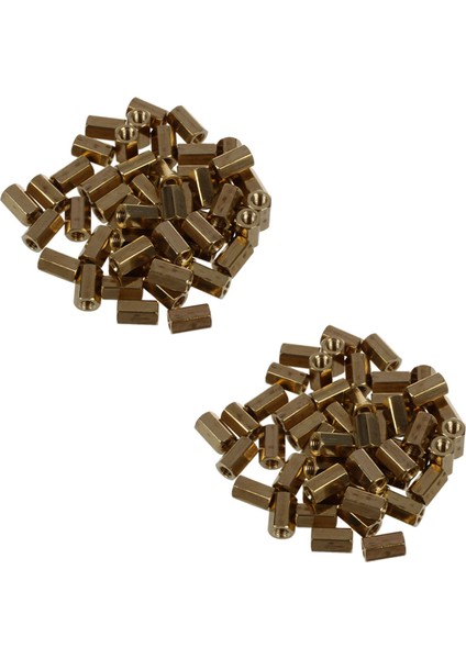 100 Pcs Metal Hex M3 Dişi Vida Pcb Standoff Ara Aralayıcılar 8mm Gövde (Yurt Dışından)