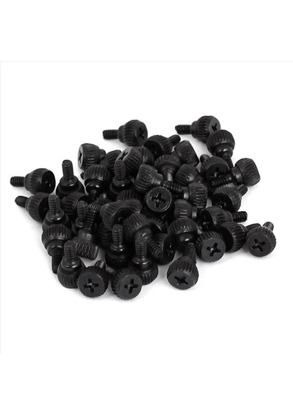 Pc Bilgisayar Kılıfı Thumbscrews M3 5 Başparmak Vidaları Siyah 100 Pcs (Yurt Dışından) fırsatları