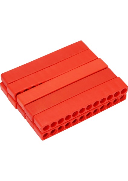 10PCS 12 Delikli Tornavida Biti Tutucu Taban Depolama Çantası Altıgen Bit Organizatör (Yurt Dışından)