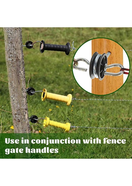 20PCS Elektrikli Çit Kapısı Sapı Çapa Elektrik Çit Izolatörleri Çit Telli Izolatörleri Elektrik Çit Ahşap Direk (Yurt Dışından) indirimleri