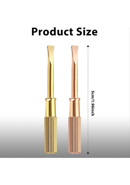 2 Adet Bilezik Tornavida Titanyum Çelik Mini Tornavida Mücevher Onarım Aletleri Yuvalı Tornavida Onarım Için Uygun (Yurt Dışından) modelleri