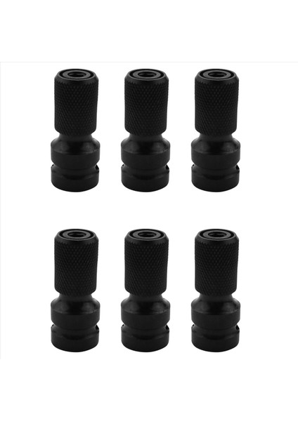 6pcs 1/2 Inç Kare Ila 1/4 Inç Altı Altı Soket Soketi Soket Adaptörü Set Dönüştürücü Darbe Aracı (Yurt Dışından)