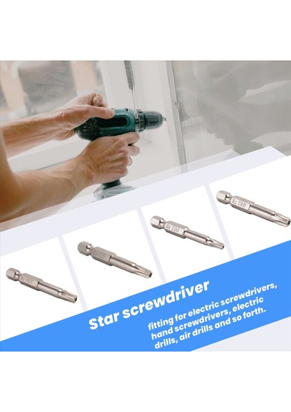 7pcs Set Star Bit Bit Tornavida Matkap Bitleri Vidalı Terozlu Manyetik 1/4inch Hex Shank El Aletleri Beş Noktalı Yıldız Delik Deliği (Yurt Dışından) indirimleri