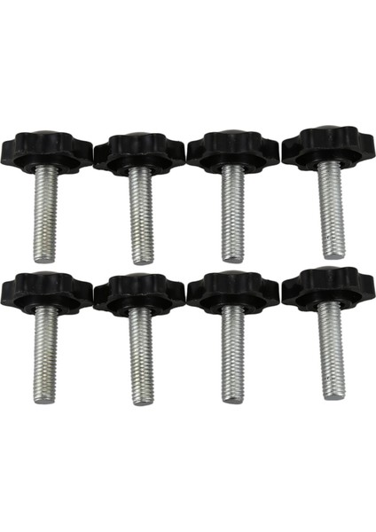 16 Pcs Siyah Yedek Parça M8 x 30MM Erkek Dişli Tutuklu Kavrama Yıldız Düğmesi (Yurt Dışından) fiyatları