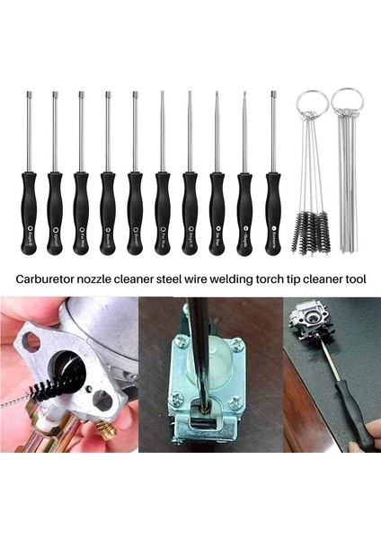 Karbüratör Ayarlama Aracı Tornavida Kiti Temizleyici Motorlu Ateşleme Test Cihaz Test Cihazı 2 Bisiklet Karboratör Motor Dizesi/düzeltme/yabani Ot Yiyen/chainsaw (Yurt Dışından)